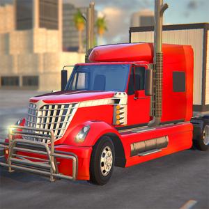 American Truck Car driving.jpg